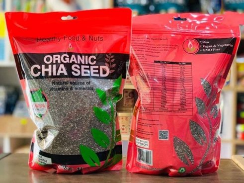 organic chia seed - Healthy food and nuts